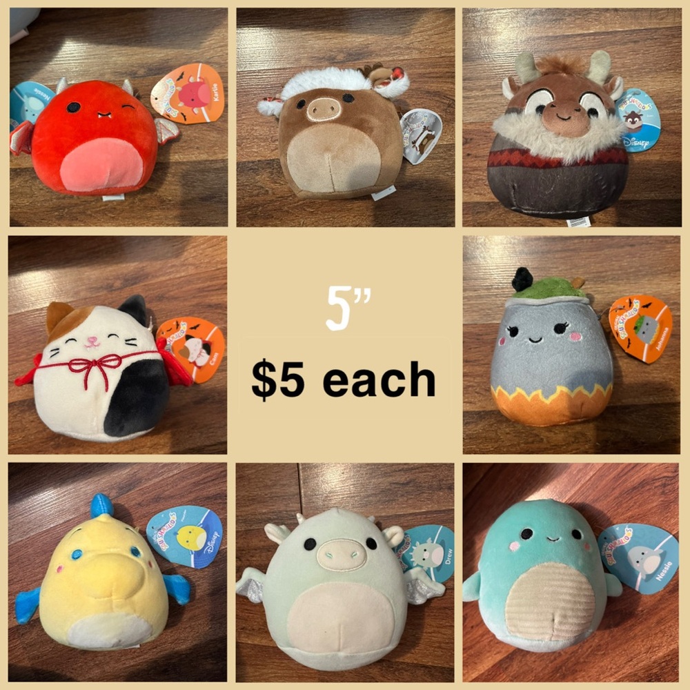 5” Squishmallows purge